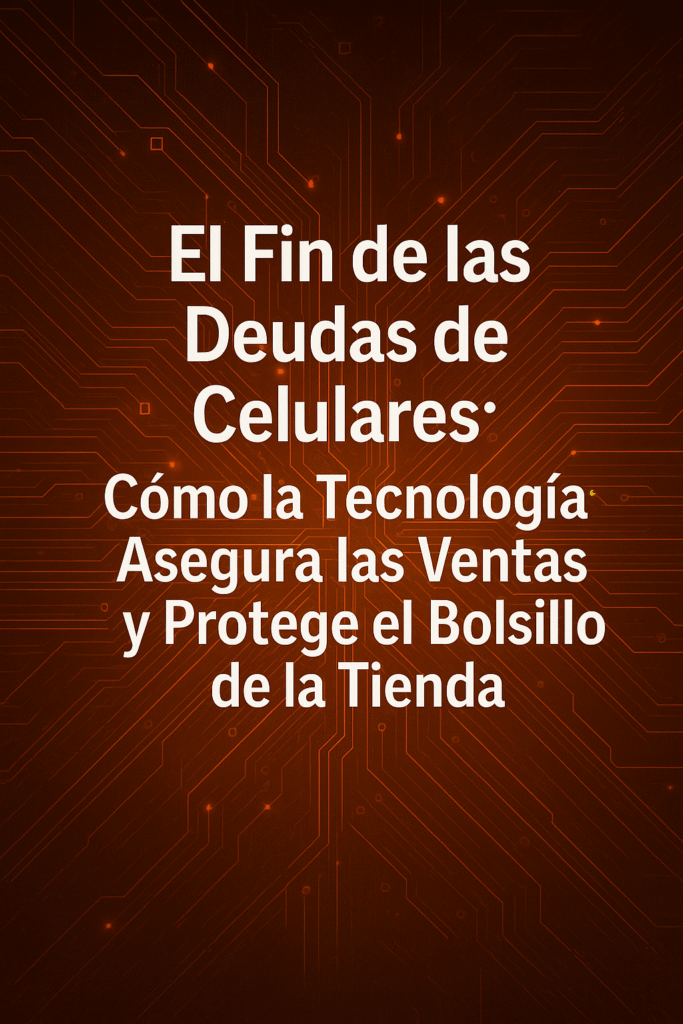 El Fin de las Deudas de Celulares: Cómo la Tecnología Asegura las Ventas y Protege el Bolsillo de la Tienda.